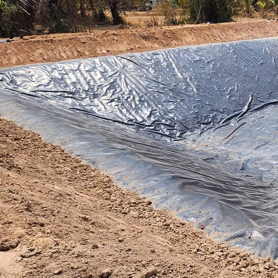 Serbatoi circolari compositi lisci e strutturati di 1mm 1.5mm 2mm Geomembrana EPDM HDPE