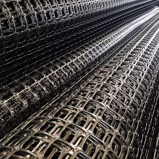 Geogriglia composita geocomposita geogriglia in polipropilene PP biassiale in plastica